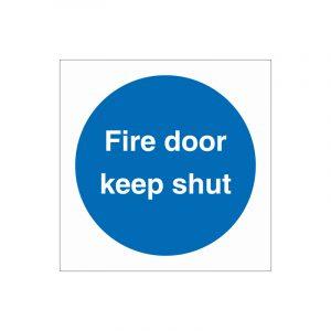 Fire Door Keep Shut sign